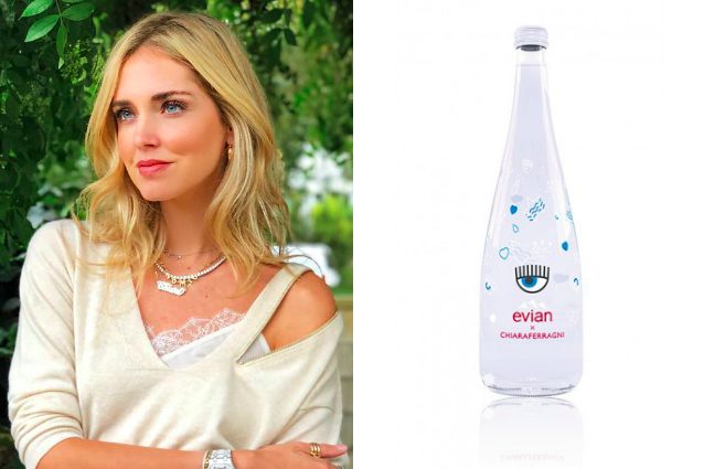 L’acqua Evian firmata Chiara Ferragni, costa 72 euro ed è già sold-out