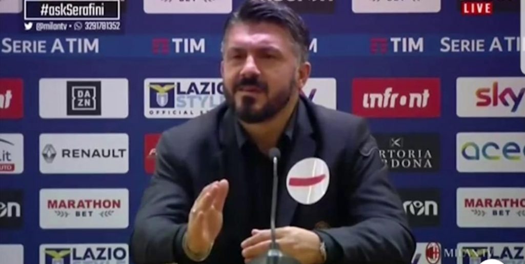 Calcio, Gattuso risponde a Salvini: “Pensi a fare politica, in Italia ci sono problemi gravi”
