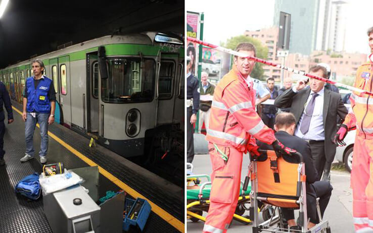 Milano, grave incidente in metropolitana: molti feriti