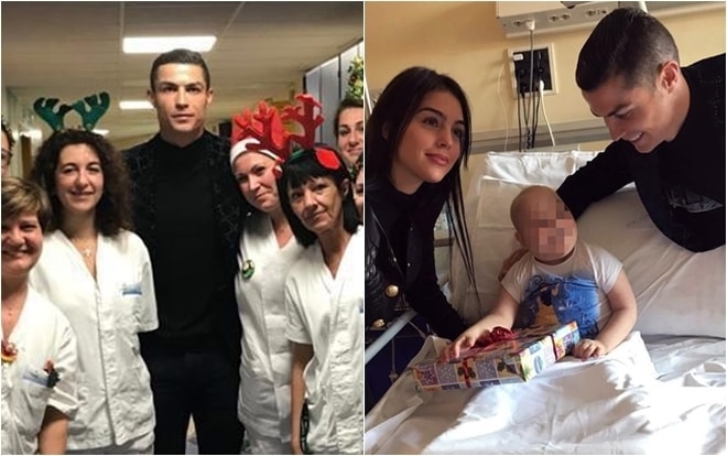Il regalo di Natale di Cristiano Ronaldo ai bambini dell’ospedale infantile di Torino
