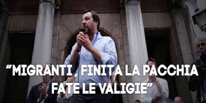 Salvini: “Ho 5 milioni di italiani poveri da sfamare, non posso pensare ai migranti”