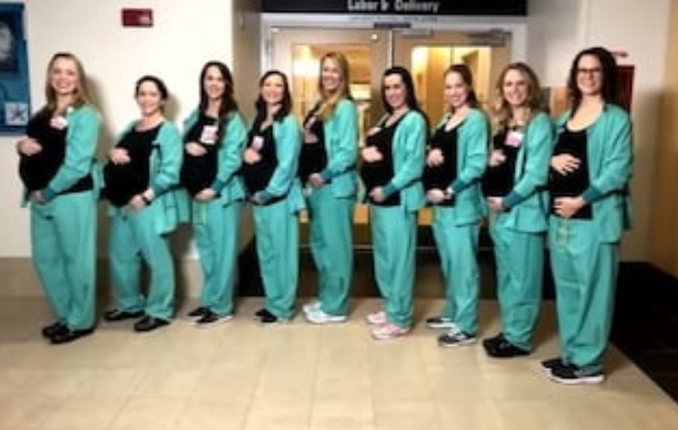 Record nel reparto maternità dell’ospedale, nove infermiere incinte in contemporanea