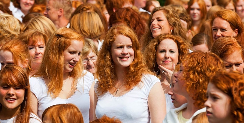 Il popolo dei capelli rossi si unisce e organizza un raduno speciale