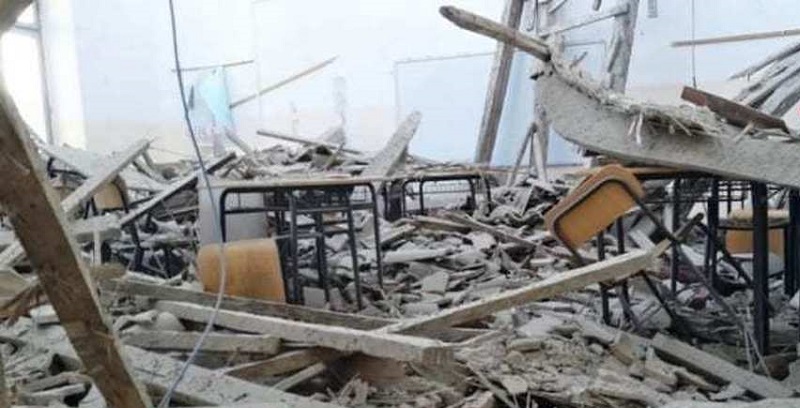 “E’ una strage”, crolla scuola elementare: almeno 7 bimbi morti e altri intrappolati sotto le macerie