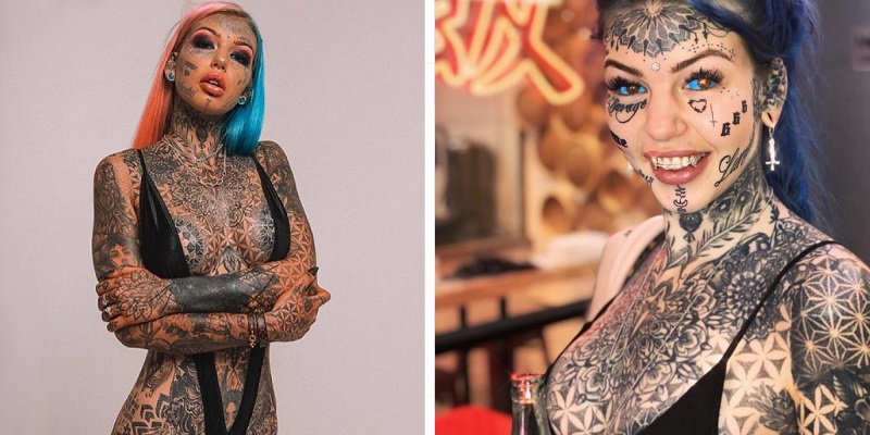 “Chiamatemi Ragazza Drago”, spende 16mila euro per ricoprire il corpo di tatuaggi