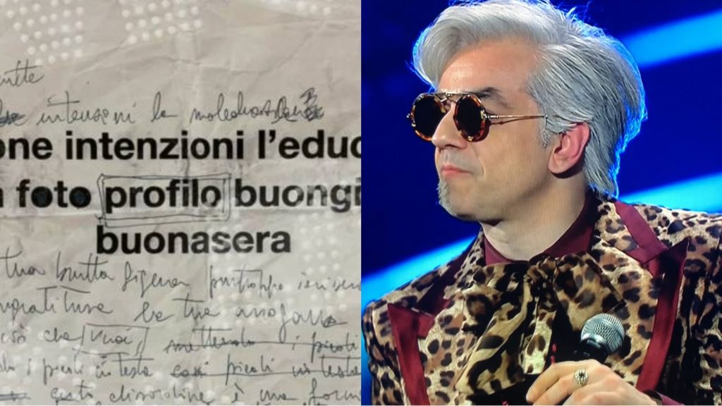 Morgan ne combina un’altra delle sue: “Mette all’asta il testo modificato di “Sincero” cantato a Sanremo. La cifra più alta è da capogiro.