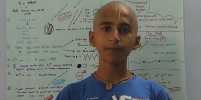 Anand, la nuova profezia del 14enne: “Il prossimo inverno ci sarà una nuova catastrofe”