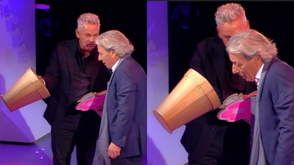 Roberto Baggio a C’è posta per te, il regalo misterioso a Agazio: ecco cosa c’era nella scatola