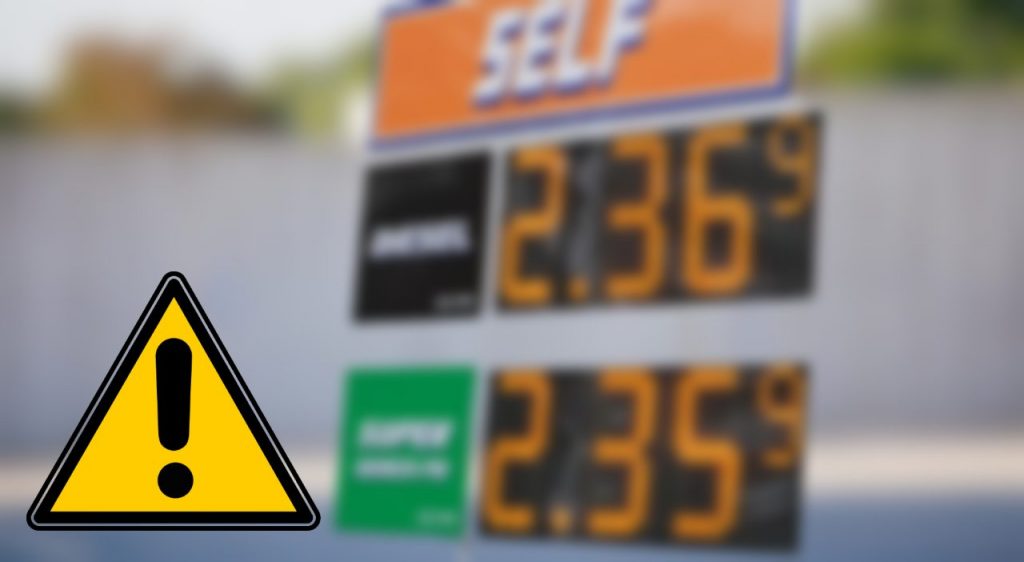 Prezzo della benzina, oltre il danno la beffa: truffe in corso, state attentissimi ai tabelloni