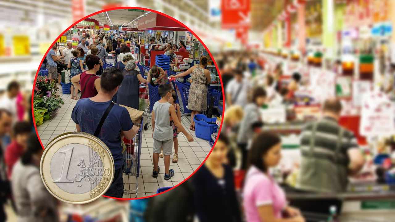 “Tutto a 1 euro”, è corsa a questo famosissimo supermercato: file interminabili alle casse