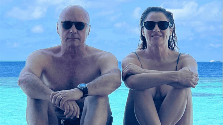 Luca Zingaretti e Luisa Ranieri, cartoline dalle Maldive