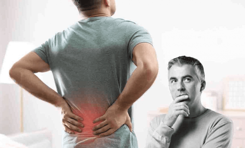 Il dolore alla parte bassa e media della schiena è un grave campanello d’allarme